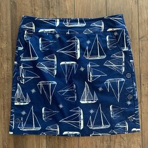 Talbots Nautical Skirt with pockets!!